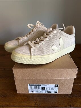 Veja Campo J-mesh jute sneakers size 40/9